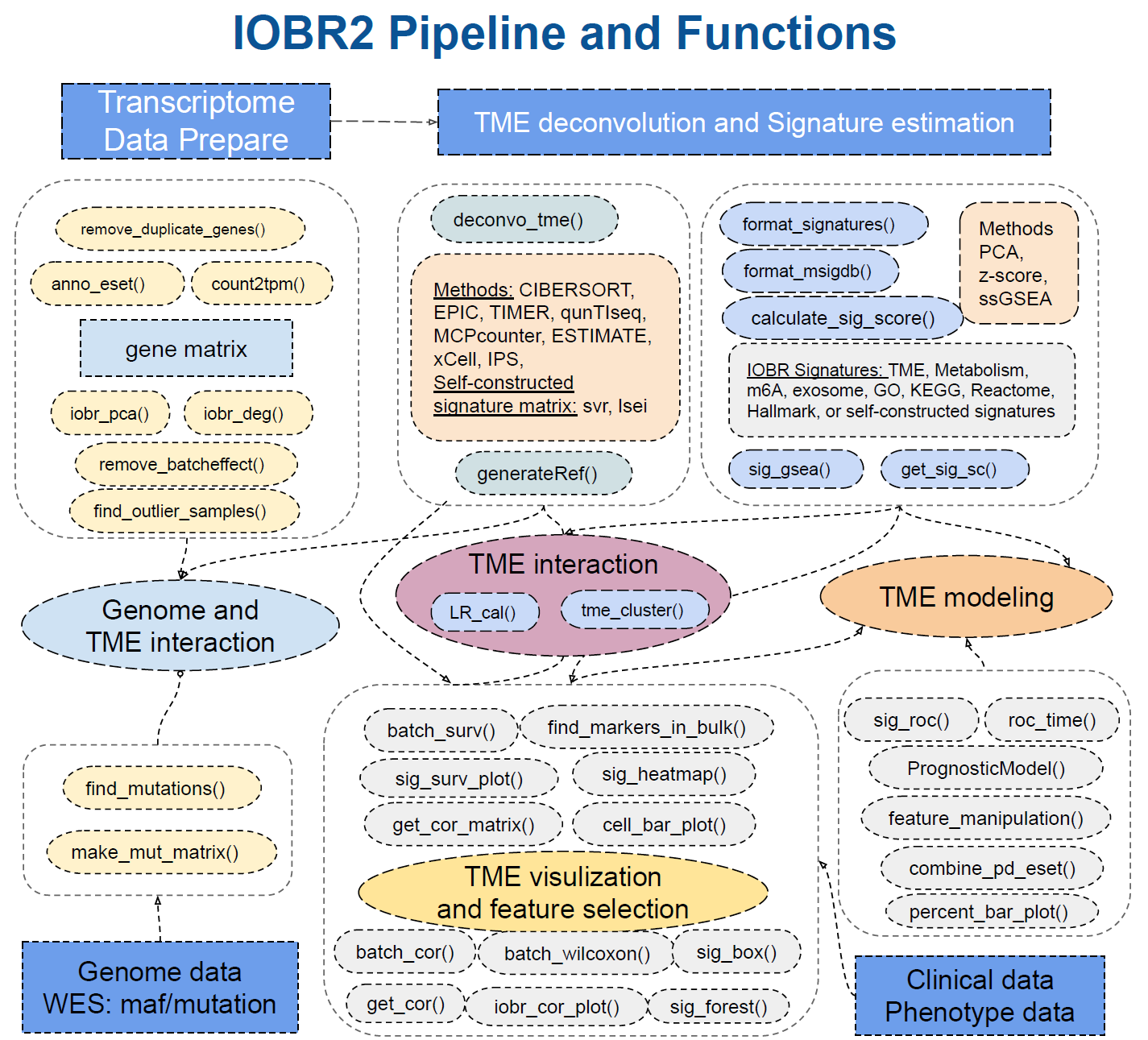 The main pipeline of IOBR